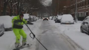 纽约达人玩转“天然”滑雪场