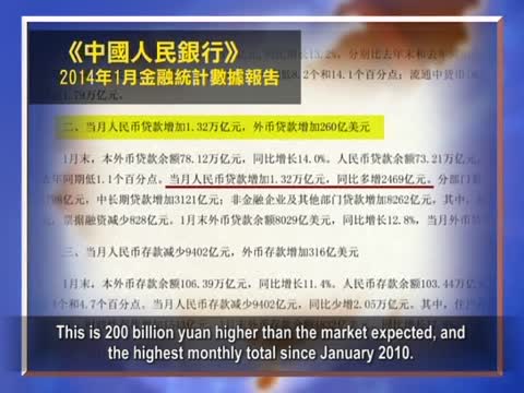 【禁聞】中國信貸暴增 專家警告資金空轉
