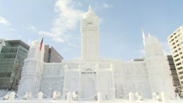 北海道札幌冰雪節 200多座冰雕展吸睛