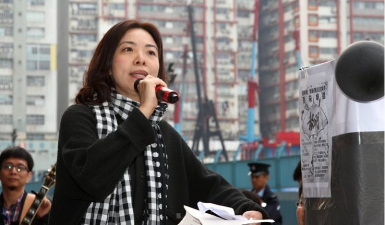 港商臺重演封咪事件 各界燭光聲討