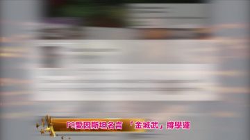 PO爱因斯坦名言 “金城武”撑学运