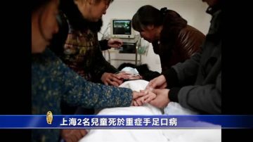 上海2名兒童死於重症手足口病