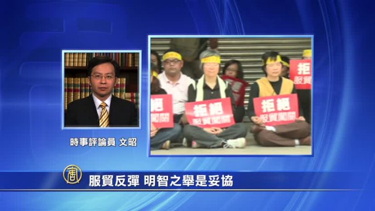 連線文昭：服貿反彈 民智之舉是妥協