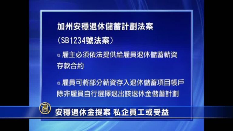 安穩退休金提案 私企員工或受益