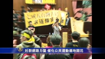 社群網路力量 催化公民運動遍地開花