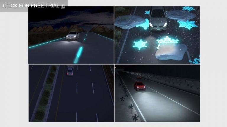 硬功夫！荷蘭公路塗料白天吸光夜晚放光
