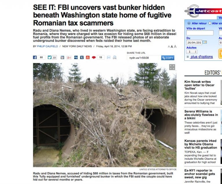 「雌雄大盜」美國建山洞豪宅 裝修精致驚警察