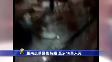 越南反华暴乱持续 至少16华人死