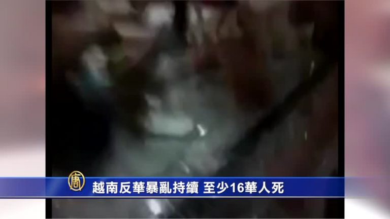 越南反華暴亂持續 至少16華人死