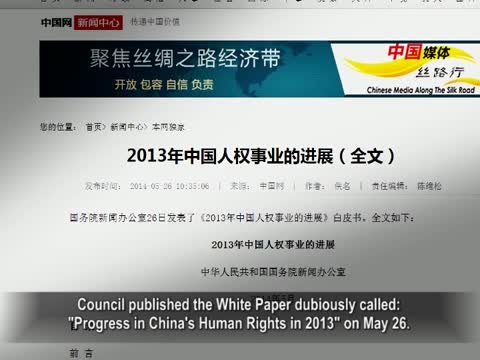 【禁聞】「六四」前 中共發表《人權白皮書》