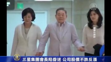 三星集团会长陷昏迷 公司股价不跌反涨