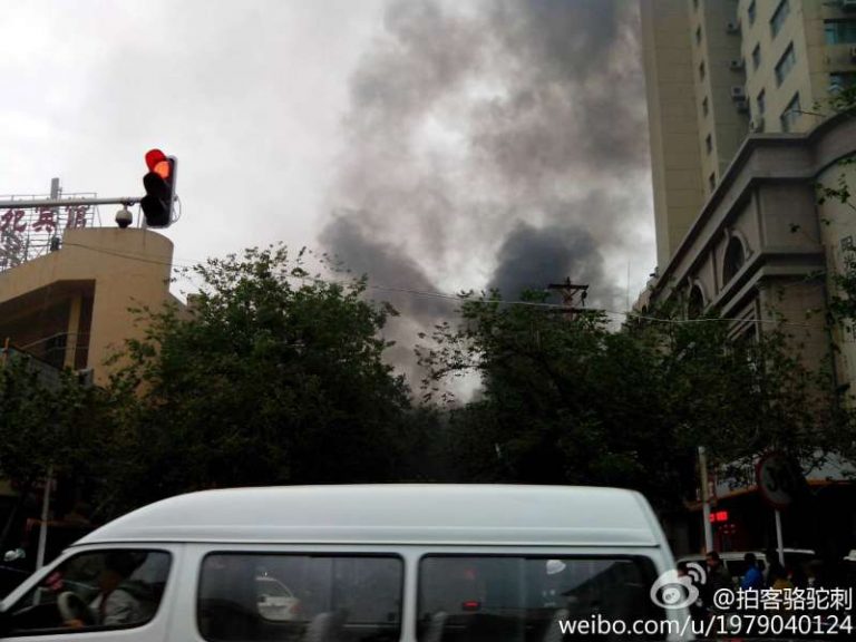 新疆再發生爆炸 市民稱有人現場扔汽油瓶