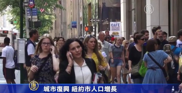 城市復興 紐約市人口增長