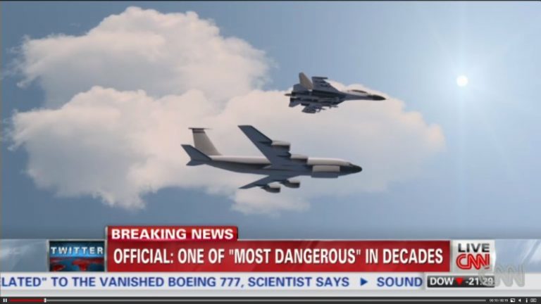 故意挑釁？俄戰機擦美偵察機飛 相距30米