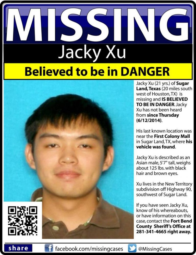 21歲華裔男美豪宅區失蹤 警方憂危險