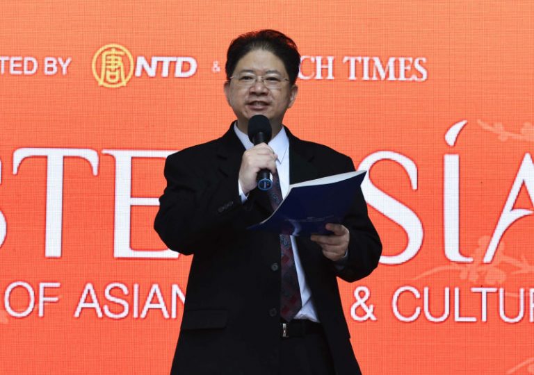 亞洲美食節開幕 新唐人總裁致辭
