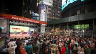 亞洲美食節時代廣場晚間達到高潮