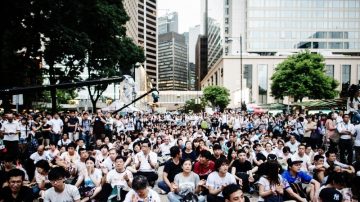 香港51万人大游行 占中三子表感谢