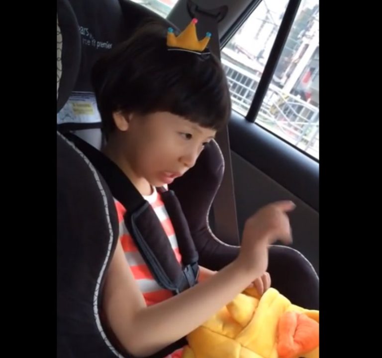 太可愛啦！5歲蘿莉「命令」老爸別喝酒