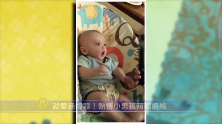 就愛遙控器！熱情小男孩萌翻網絡