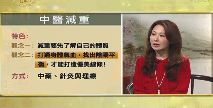 談古論今話中醫：中醫體質調理減重