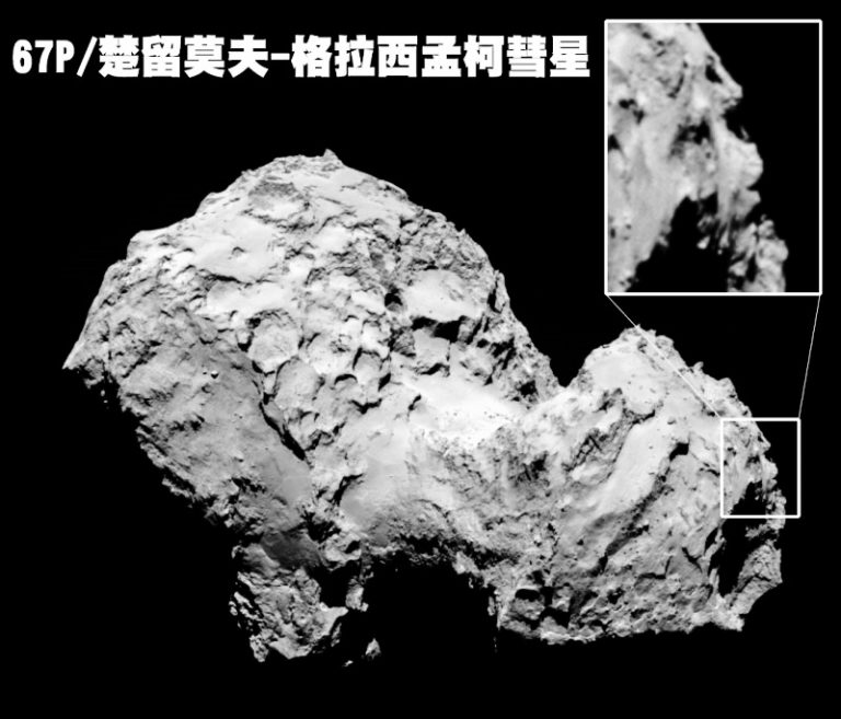 彗星表面驚現「人臉」五官清晰（組圖）