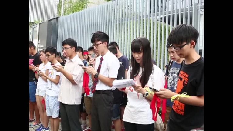 太陽花學運代表 挺922香港罷課