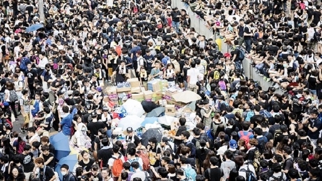 香港連線：佔中遍地開花 十一煙花取消