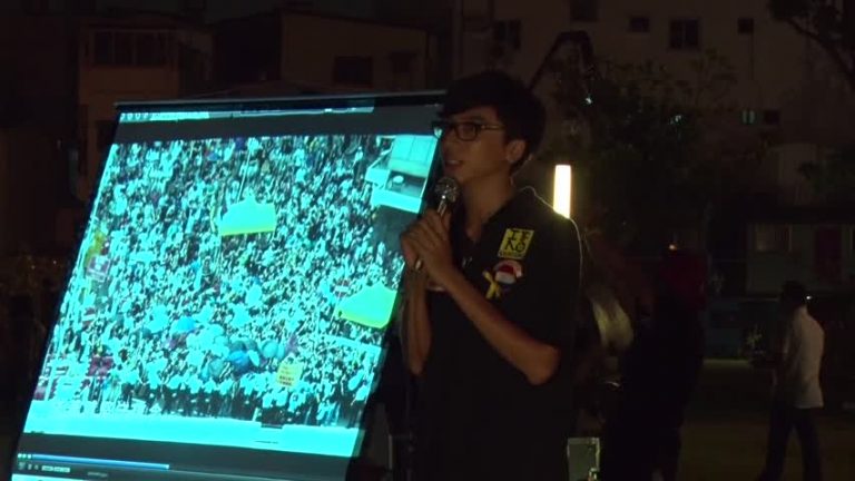 港臺十一聯手抗共 聲援香港爭取民主