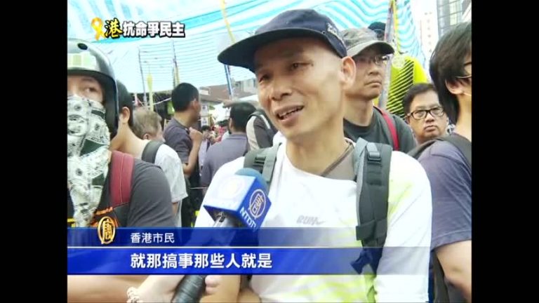 市民譴責暴力威脅 學生和平理性獲肯定
