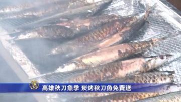 高雄秋刀魚季 炭烤秋刀魚免費送