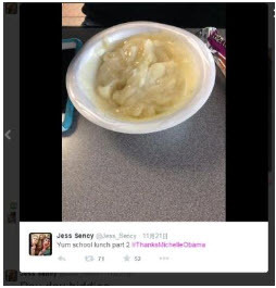 伙食飯太難吃 學生們謝謝米歇爾