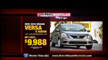 【广告】Metro Nissan MONTCLAIR