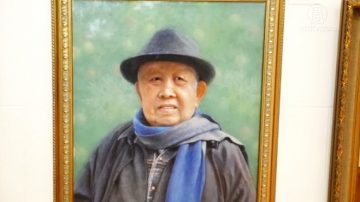 人物写实油画 画出天下父亲的慈爱
