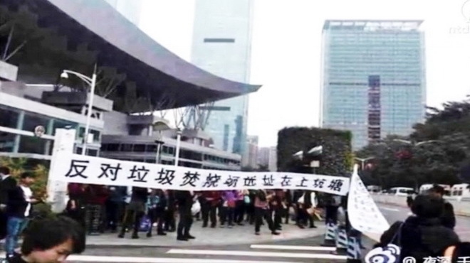 李克強深圳視察 近萬人抗議建垃圾場