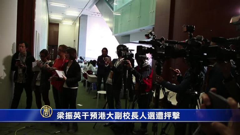 梁振英干預港大副校長人選遭抨擊