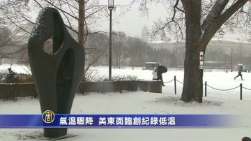 气温骤降 美东面临创记录低温