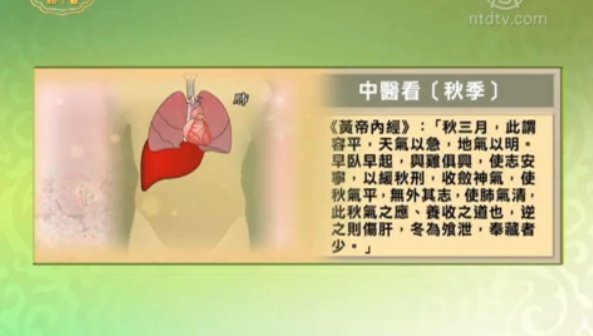 談古論今話中醫：秋天養生不傷肺
