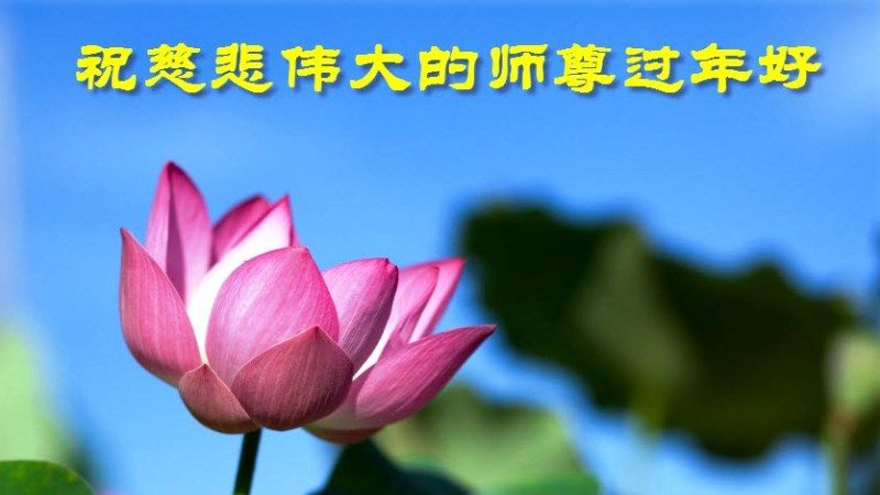 北京大法弟子恭祝李洪志大師新年快樂（三）
