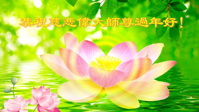 台灣、香港、日本等亞洲國家大法弟子恭祝李洪志大師過年好