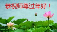 大陸各行業大法弟子恭祝李洪志大師過年好（十）