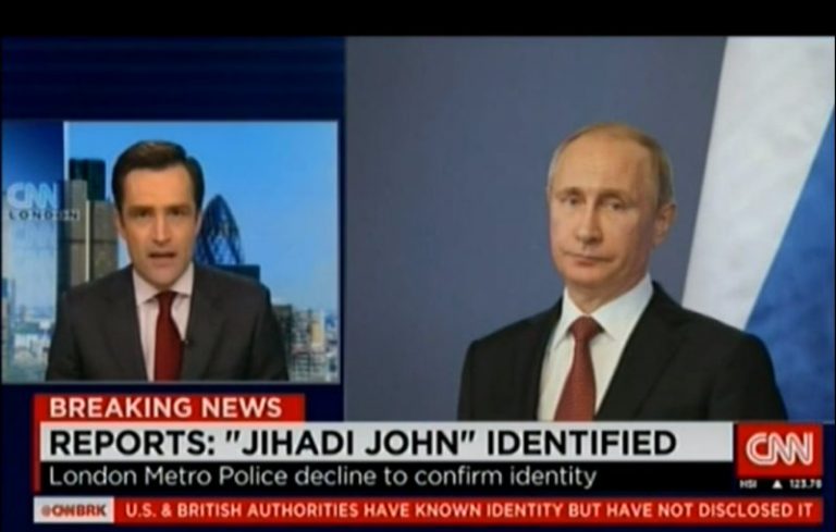 CNN播報鬧大烏龍  ISIS劊子手變普京