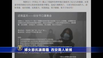 婦女節抗議霧霾  西安兩人被捕