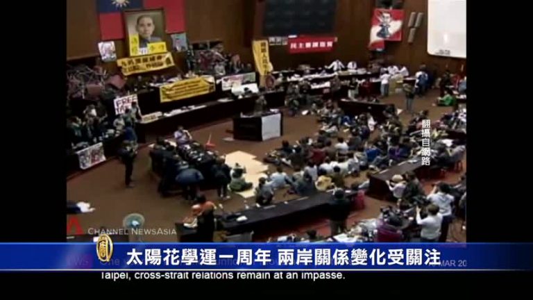 太陽花學運一週年 兩岸關係變化受關注