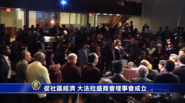 促社区经济 大法拉盛商会理事会成立