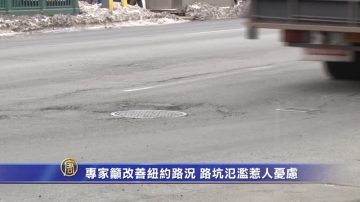 專家籲改善紐約路況 路坑氾濫惹人憂慮