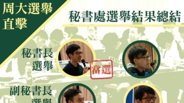 香港学联换届 周永康交棒罗冠聪