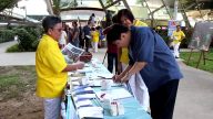 新加坡法輪功學員紀念「四二五」十六週年