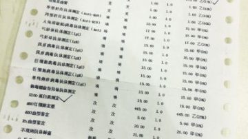 陸1歲女娃摔倒被檢查梅毒 1天費用3000元