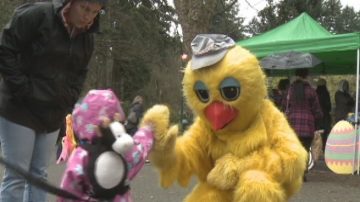 溫復活節假日  大雨難擋遊玩熱情